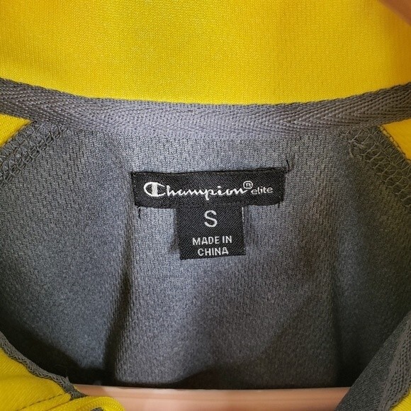 Champion Oregon Ducks Mens Long Sleeve 1/4 Zip Shirt Size Small - Picture 7 of 9